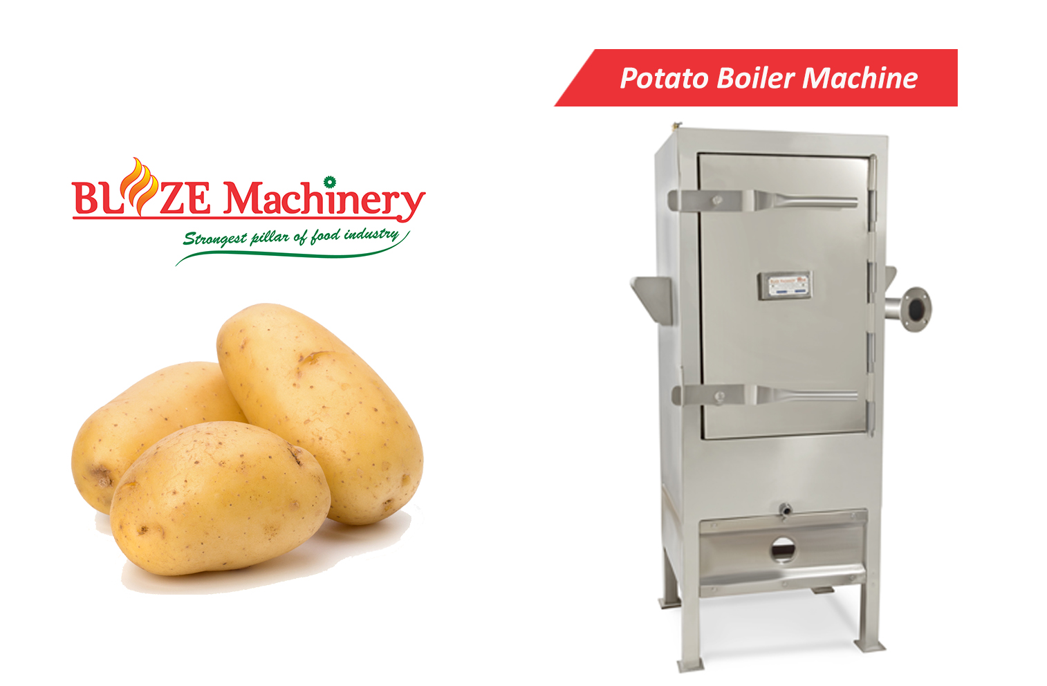 Potato Boiler Machine