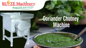 Coriander Chutney Making Machine